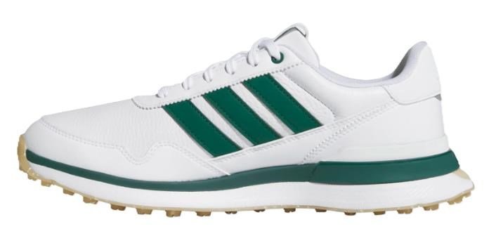 Adidas S2G 26 Leather Spikeless pánske golfové topánky, biele