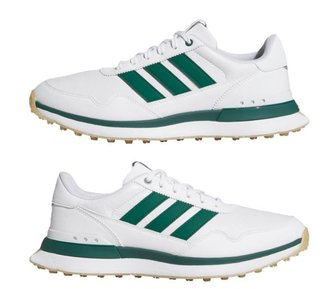 Adidas S2G 26 Leather Spikeless pánske golfové topánky, biele