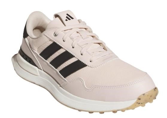 Adidas S2G 26 Leather Spikeless dámske golfové topánky, ružové