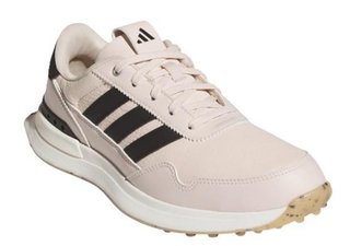 Adidas S2G 26 Leather Spikeless dámske golfové topánky, ružové