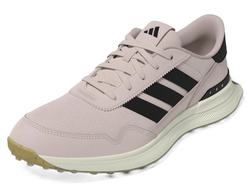 Adidas S2G 26 Leather Spikeless dámske golfové topánky, ružové