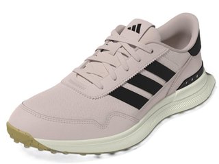 Adidas S2G 26 Leather Spikeless dámske golfové topánky, ružové