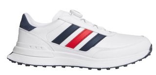 Adidas S2G 26 Boa pánske golfové topánky, bielo/modré