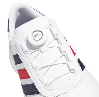 Adidas S2G 26 Boa pánske golfové topánky, bielo/modré