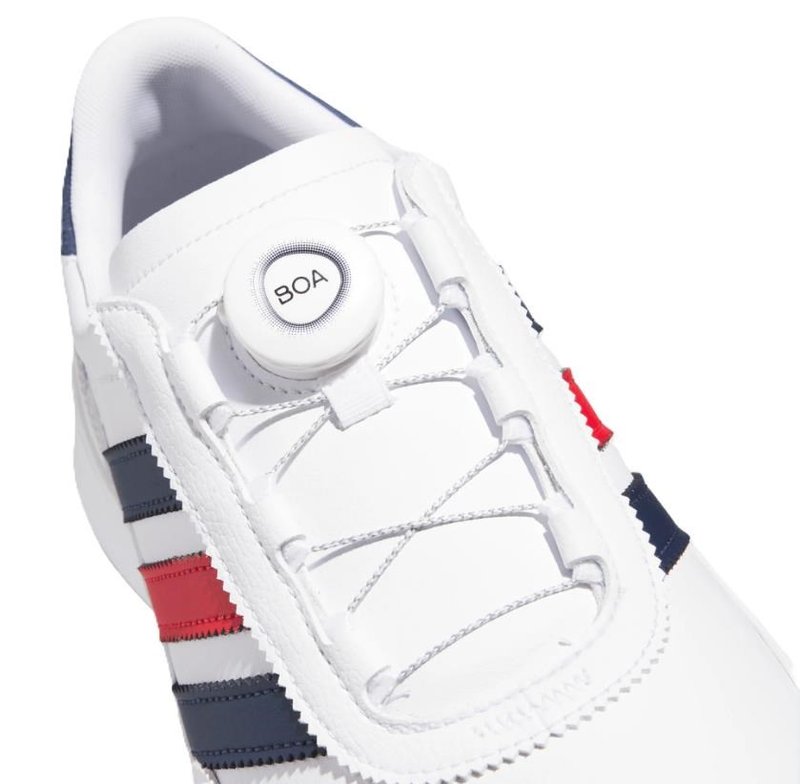 Adidas S2G 26 Boa pánske golfové topánky, bielo/modré