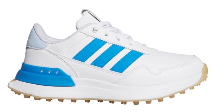 Adidas S2G 26 Spikeless juniorské golfové topánky, biele