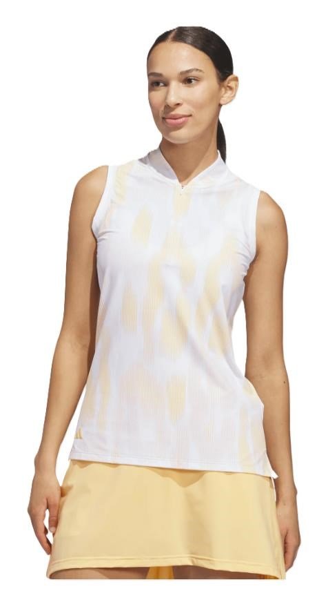 Adidas Ultimate365 Tour Printed Sleeveless dámske polo, seicta