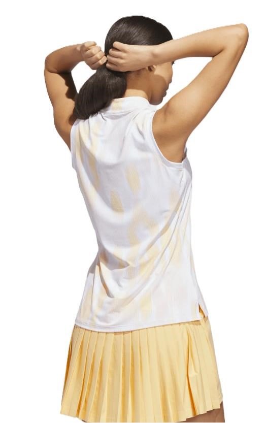 Adidas Ultimate365 Tour Printed Sleeveless dámske polo, seicta