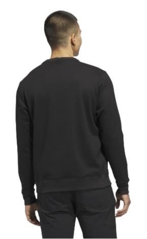 Adidas Ultimate365 ClimaWarm CrewNeck pánska mikina, čierna