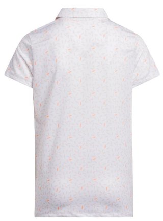 Adidas Print junior detské polo, biele