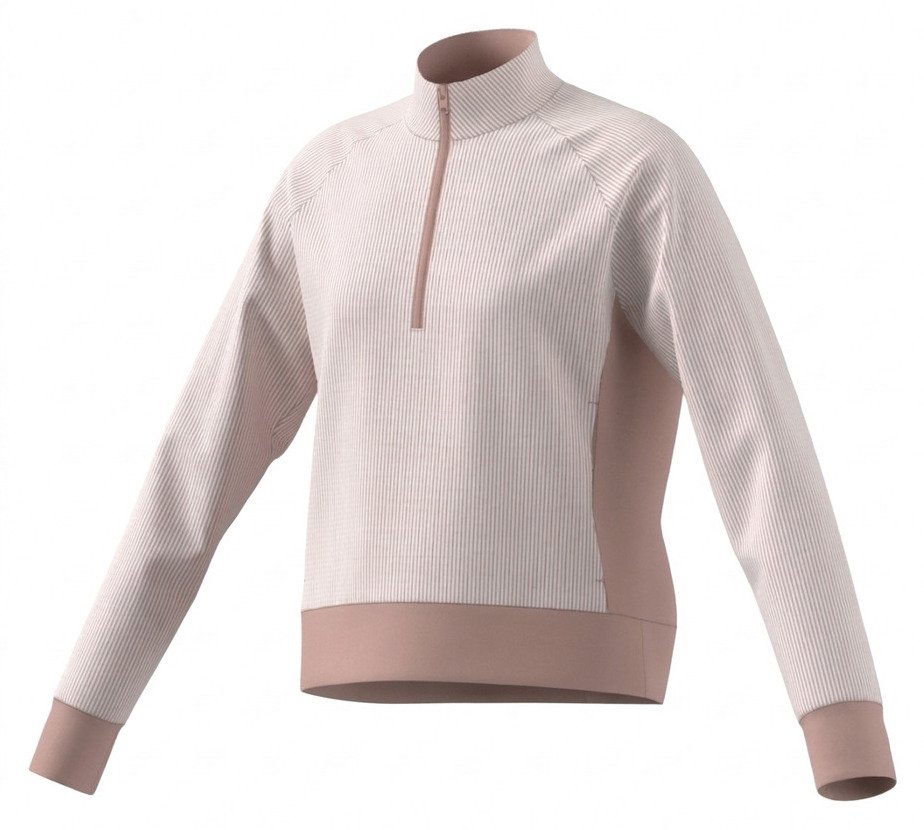 Adidas Textured Layer detská mikina, blush pink