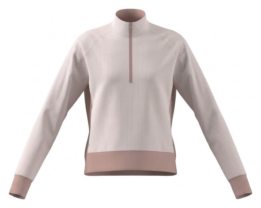 Adidas Textured Layer detská mikina, blush pink