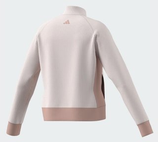 Adidas Textured Layer detská mikina, blush pink