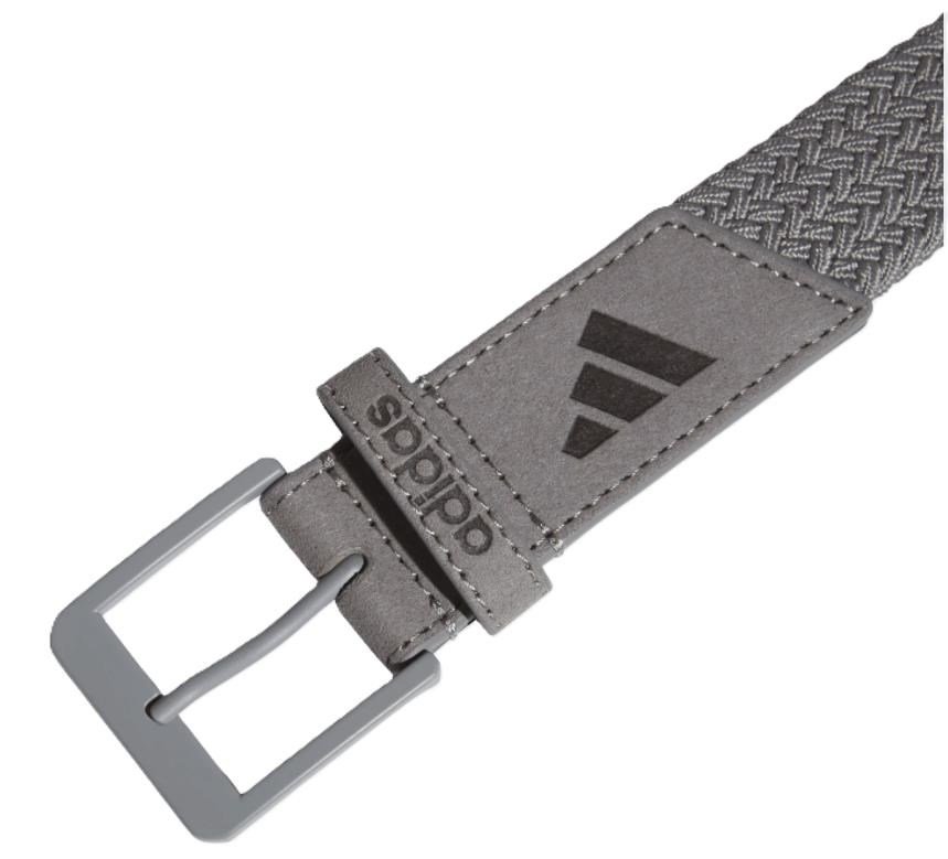 Adidas Braid Stretch pánsky opasok, grey three