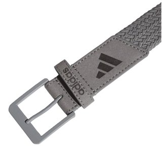 Adidas Braid Stretch pánsky opasok, grey three