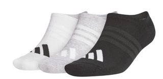 Adidas Performance No Show pánske ponožky (3 páry), biela/sivá/čierna