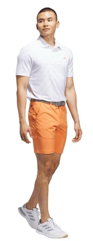 Adidas Ultimate365 Essence Print pánske polo, biele