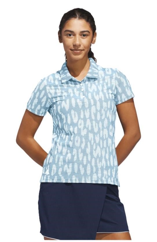 Adidas Ultimate365 Jacquard dámske polo, modro/biele