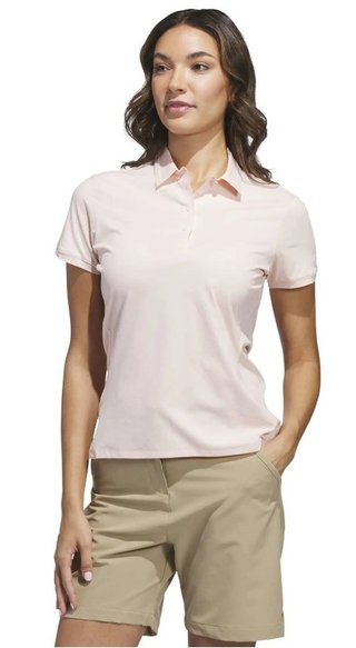 Adidas Ultimate365 Tour Twistknit dámske polo, blush pink