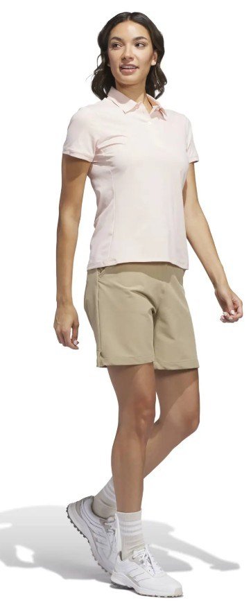 Adidas Ultimate365 Tour Twistknit dámske polo, blush pink
