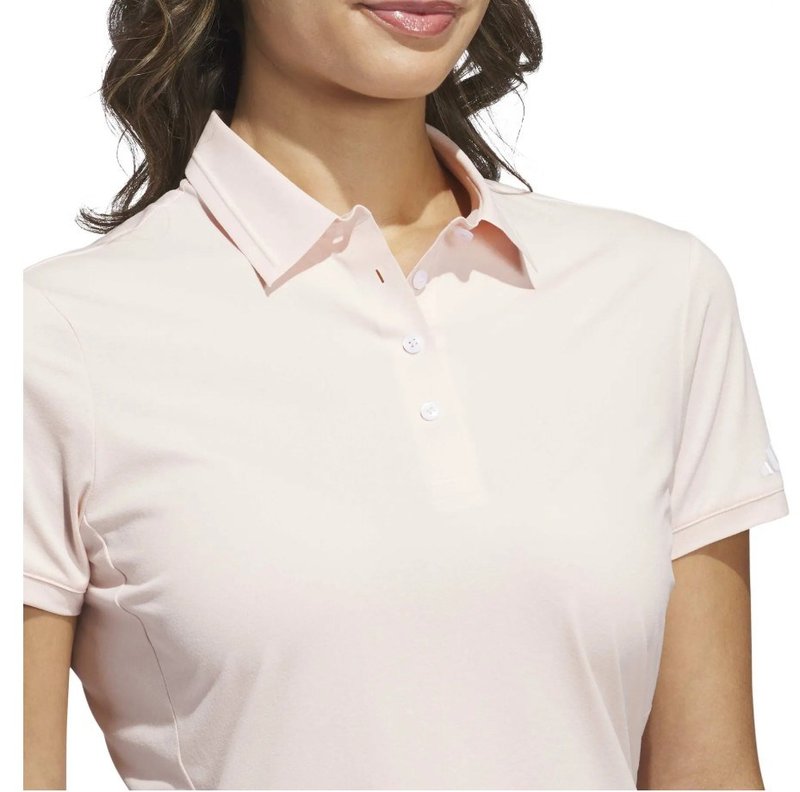 Adidas Ultimate365 Tour Twistknit dámske polo, blush pink