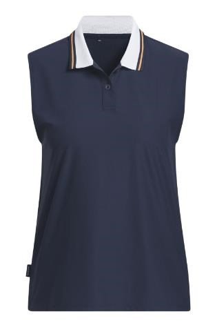 Adidas Beyond The Course Twistknit dámske polo, navy/dusky orange