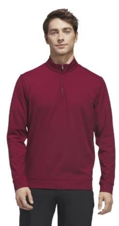 Adidas Ultimate365 Classic Quarter-Zip pánska mikina, burgundy