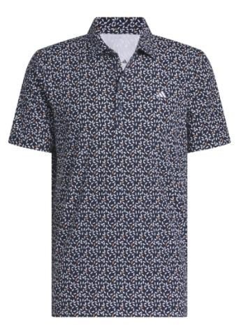 Adidas Ultimate+ Print pánske polo, navy/white
