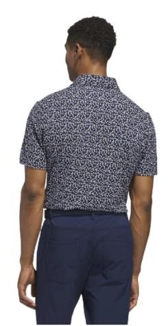 Adidas Ultimate+ Print pánske polo, navy/white
