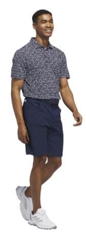 Adidas Ultimate+ Print pánske polo, navy/white