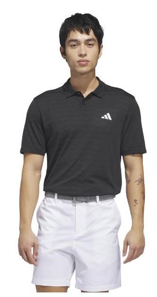 Adidas Tour Seamless pánske polo, black/carbon