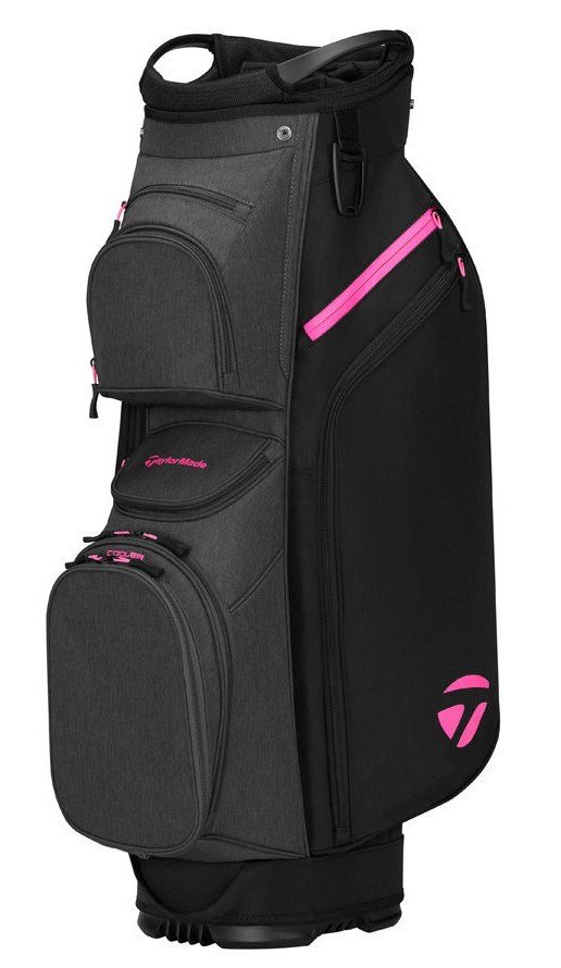 TaylorMade Cart Lite cart bag, čierno/šedo/neónovo ružový