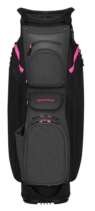 TaylorMade Cart Lite cart bag, čierno/šedo/neónovo ružový
