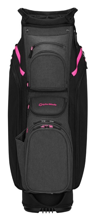 TaylorMade Cart Lite cart bag, čierno/šedo/neónovo ružový