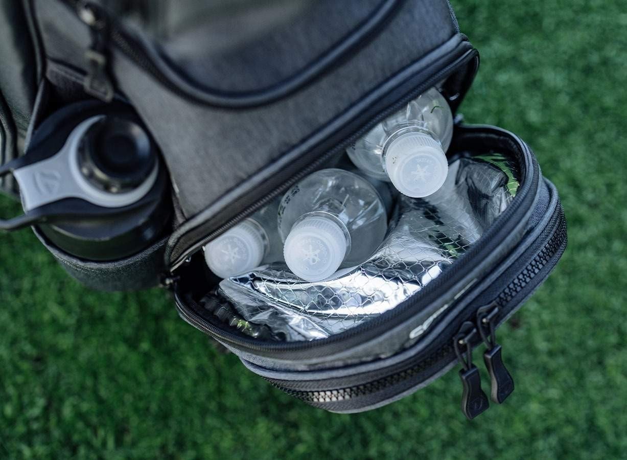 TaylorMade Cart Lite cart bag, čierno/šedo/neónovo ružový