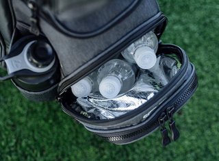 TaylorMade Cart Lite cart bag, čierno/šedo/neónovo ružový
