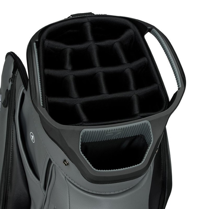 TaylorMade Deluxe cart bag, čierno/šedý