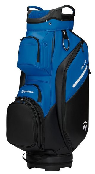TaylorMade Deluxe cart bag, čierno/modrý
