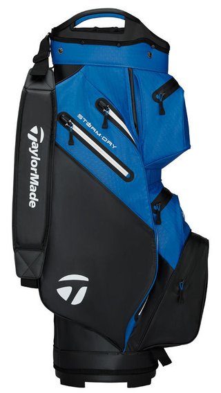 TaylorMade Storm Dry cart bag, čierny/modrý
