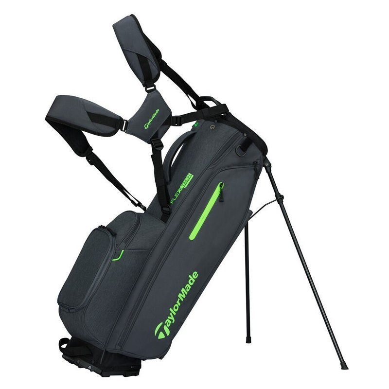 TaylorMade FlexTech stand bag, sivý/neónovo zelený