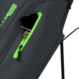 TaylorMade FlexTech stand bag, sivý/neónovo zelený