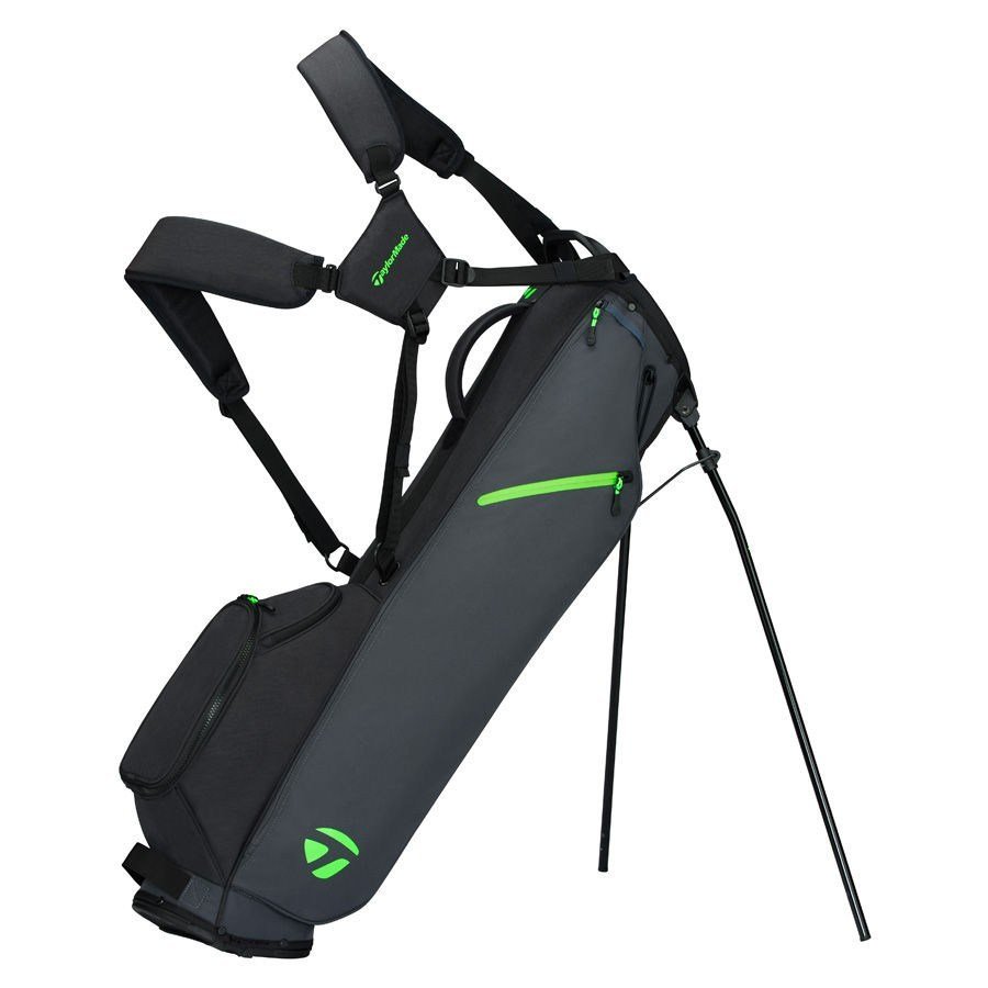 TaylorMade FlexTech Carry stand bag, sivý/čierny/neónovo zelený