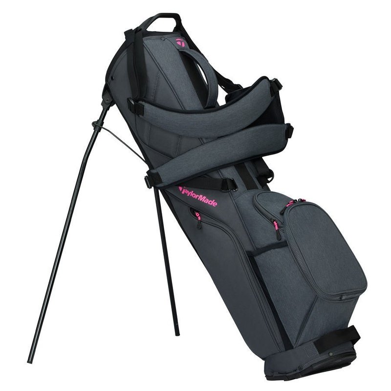 TaylorMade FlexTech Carry stand bag, sivý/neónovo ružový