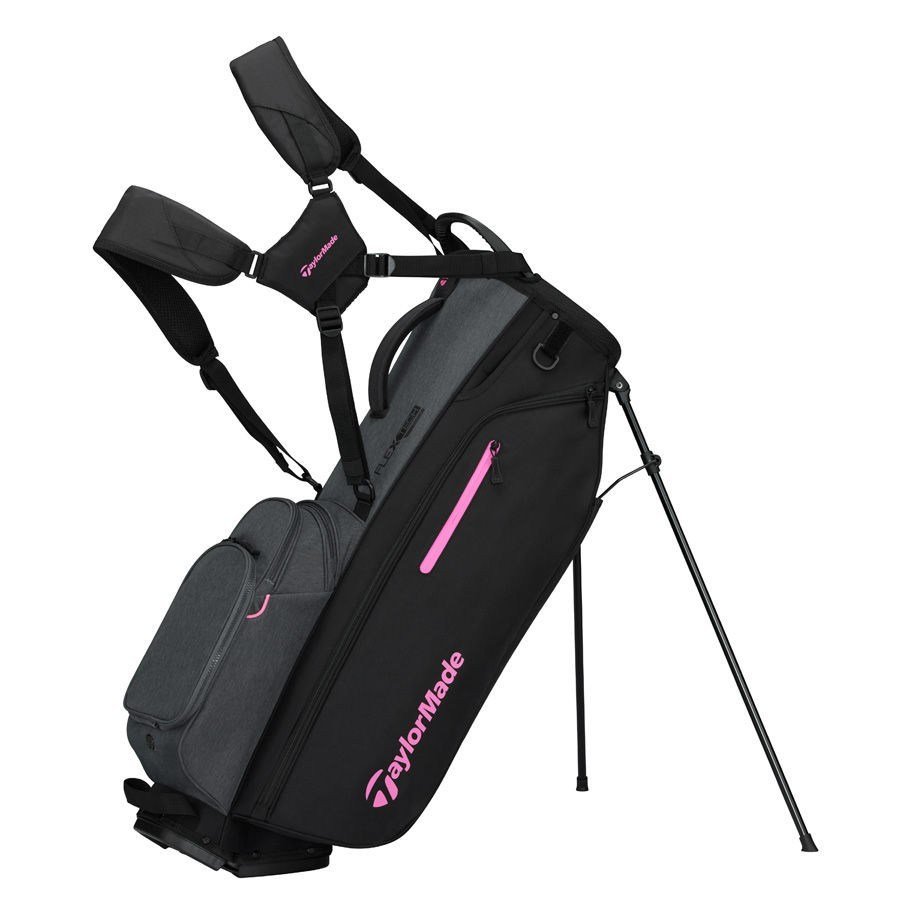 TaylorMade FlexTech Crossover stand bag, sivý/ružový/čierny
