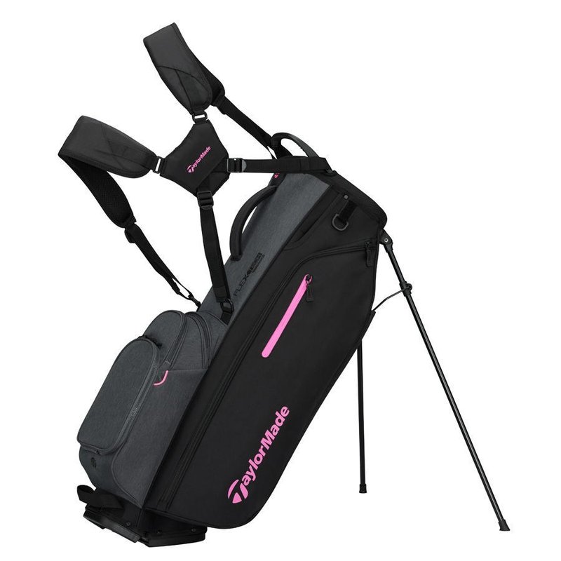 TaylorMade FlexTech Crossover stand bag, sivý/ružový/čierny