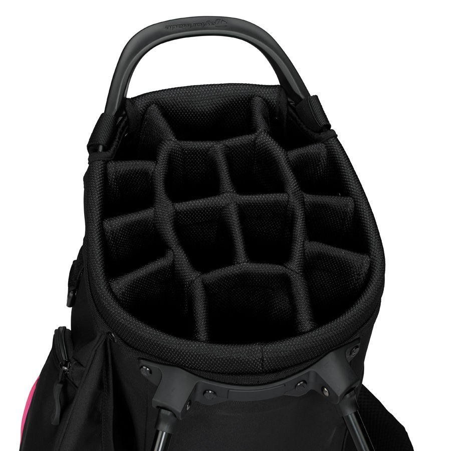 TaylorMade FlexTech Crossover stand bag, sivý/ružový/čierny