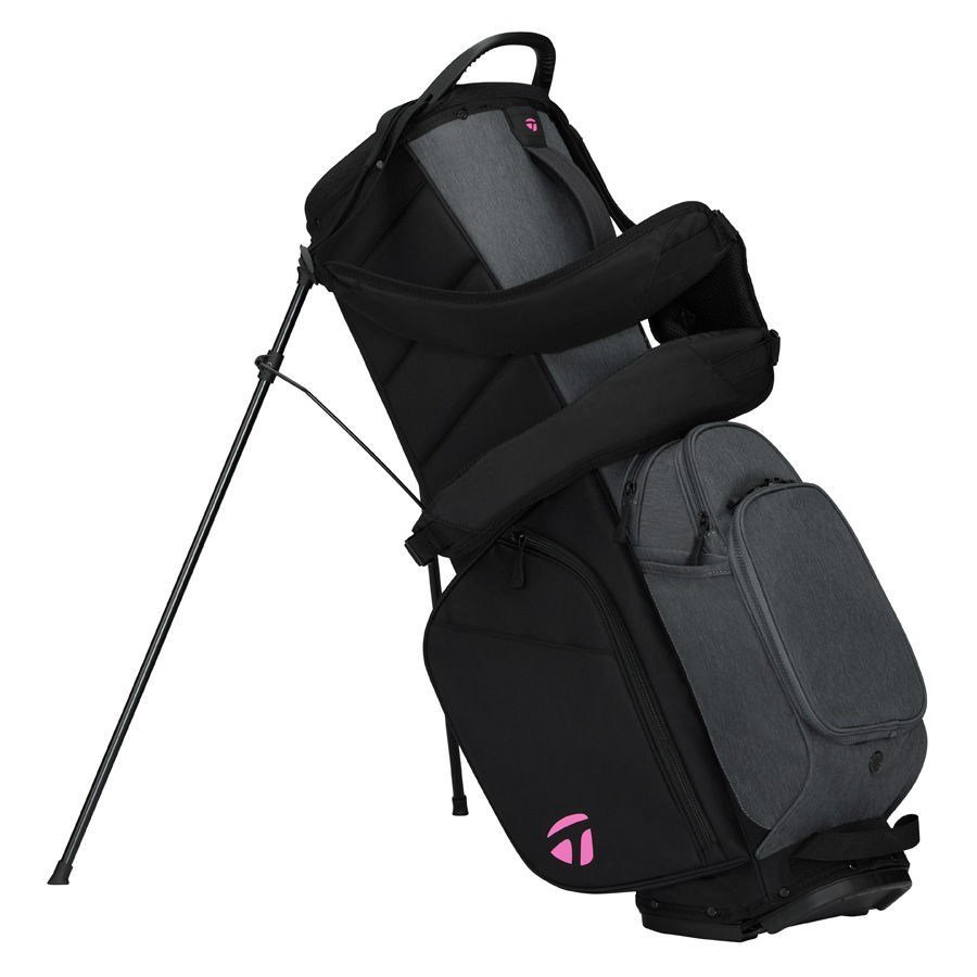 TaylorMade FlexTech Crossover stand bag, sivý/ružový/čierny