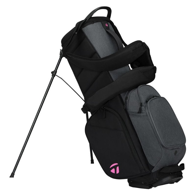 TaylorMade FlexTech Crossover stand bag, sivý/ružový/čierny