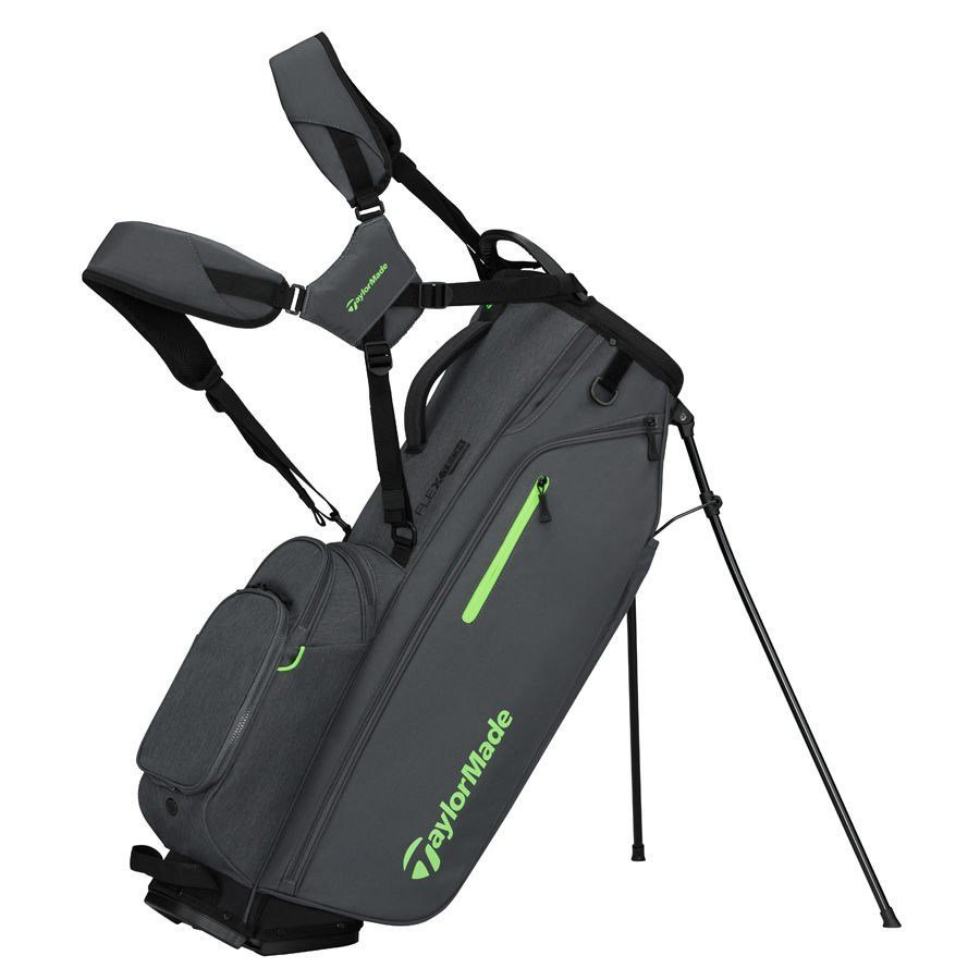 TaylorMade FlexTech Crossover stand bag, sivý/neónovo zelený
