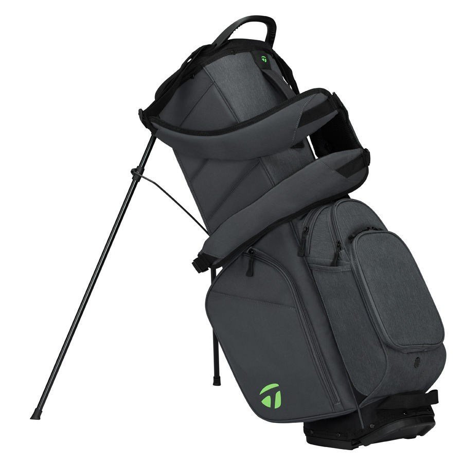 TaylorMade FlexTech Crossover stand bag, sivý/neónovo zelený